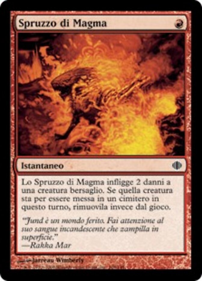 Spruzzo di Magma