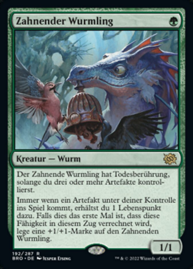 Zahnender Wurmling