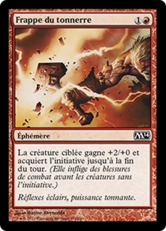 Frappe du tonnerre
