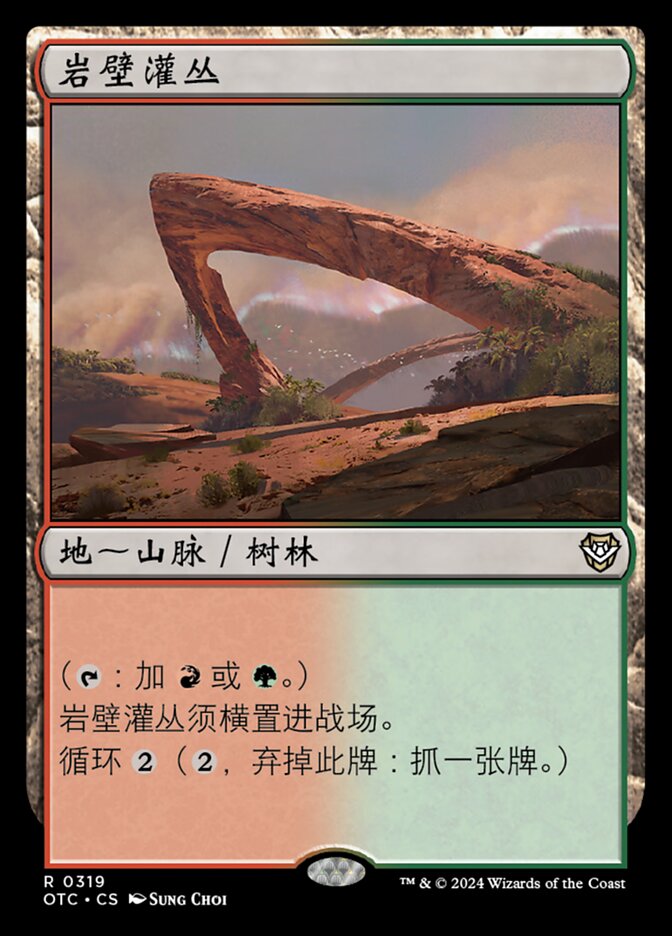 岩壁灌丛