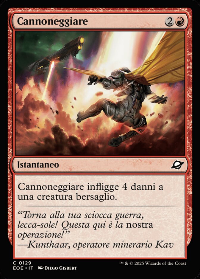 Cannoneggiare