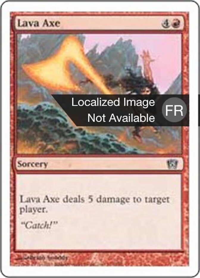 Hache de lave