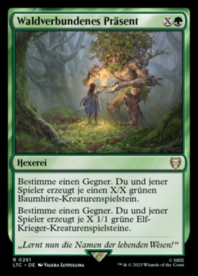 Waldverbundenes Präsent