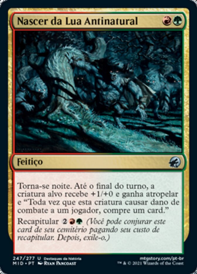 Nascer da Lua Antinatural