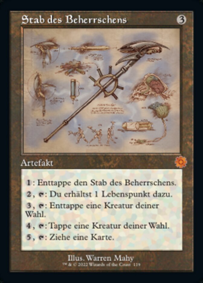 Stab des Beherrschens