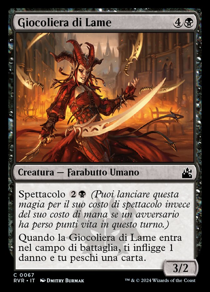 Giocoliera di Lame