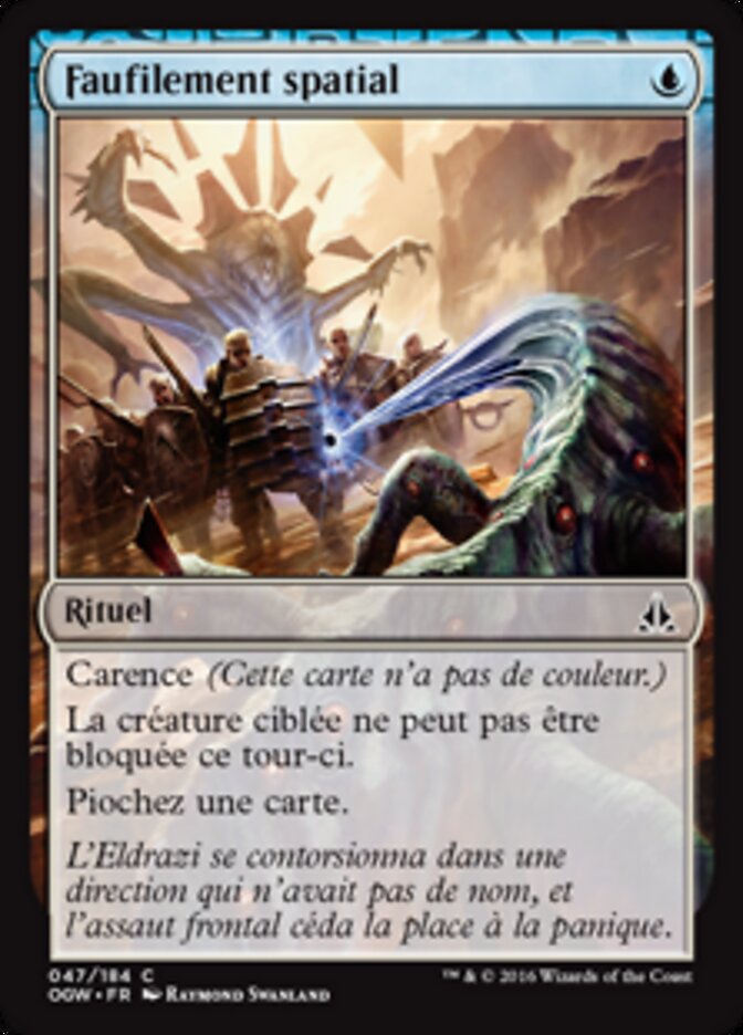 Faufilement spatial