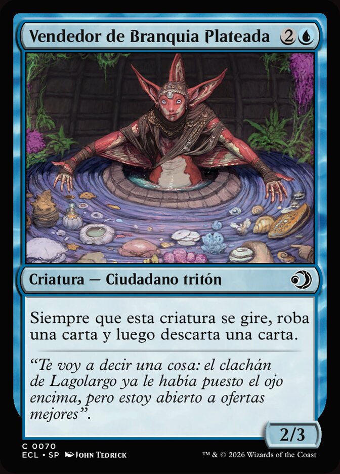 Vendedor de Branquia Plateada
