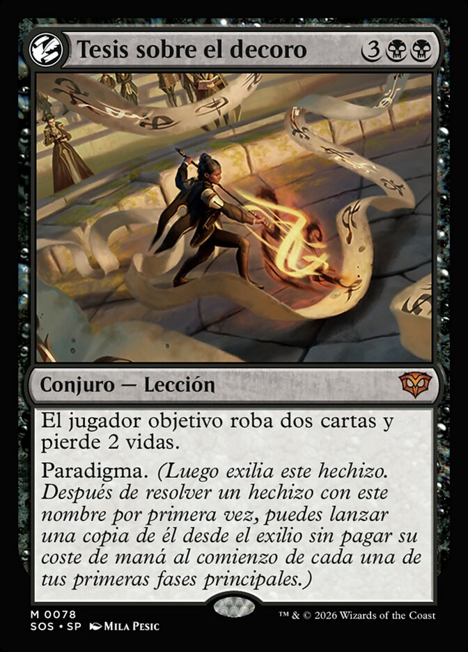 Tesis sobre el decoro