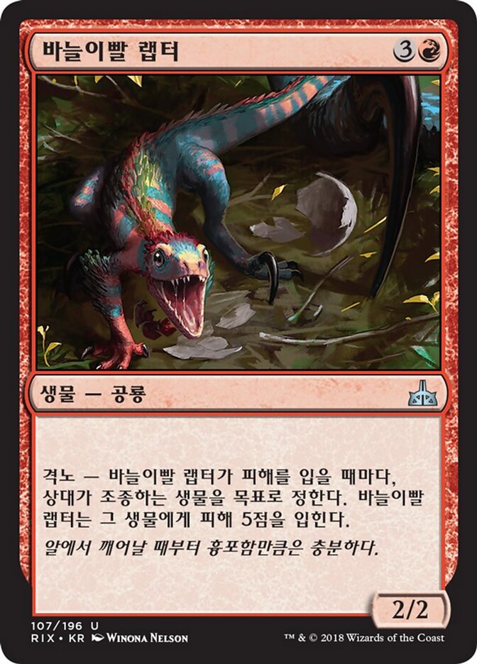 바늘이빨 랩터