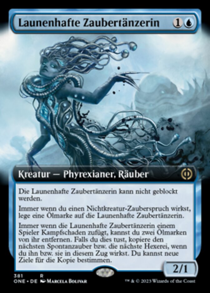 Launenhafte Zaubertänzerin