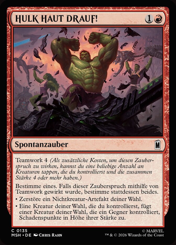 HULK HAUT DRAUF!