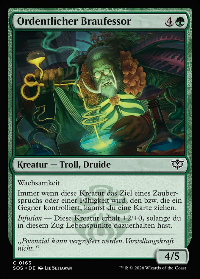Ordentlicher Braufessor