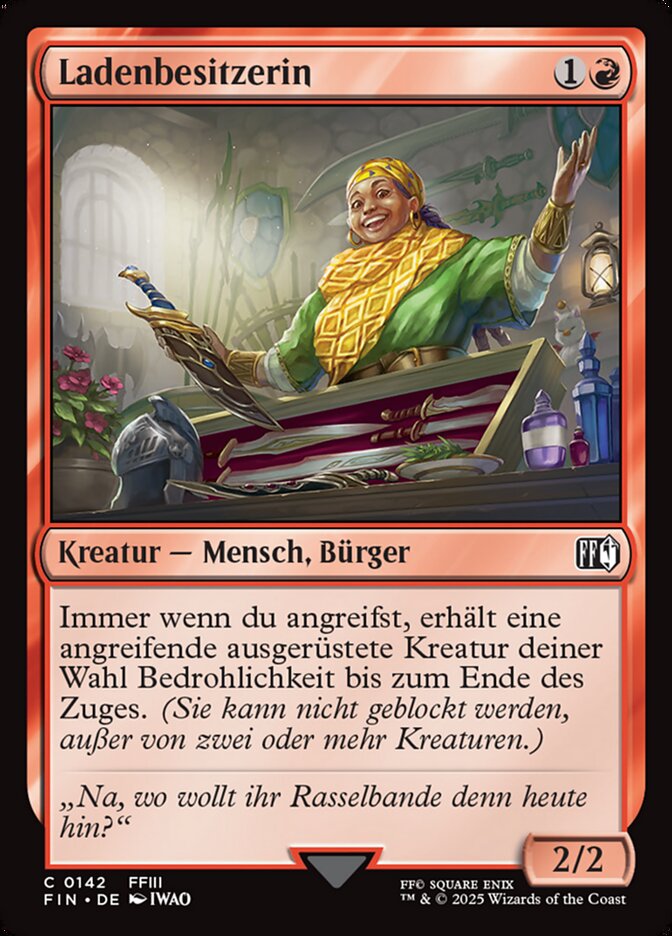 Ladenbesitzerin