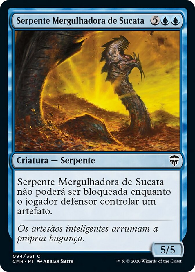 Serpente Mergulhadora de Sucata
