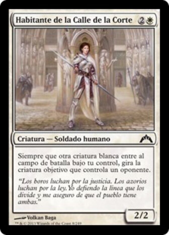 Habitante de la Calle de la Corte