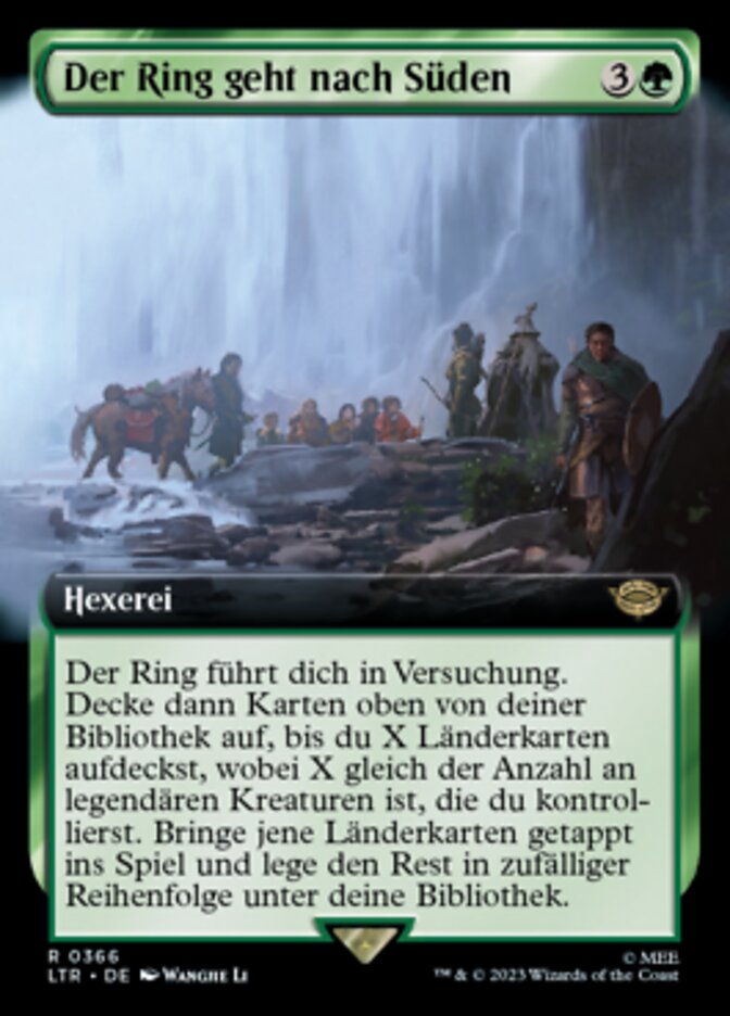 Der Ring geht nach Süden