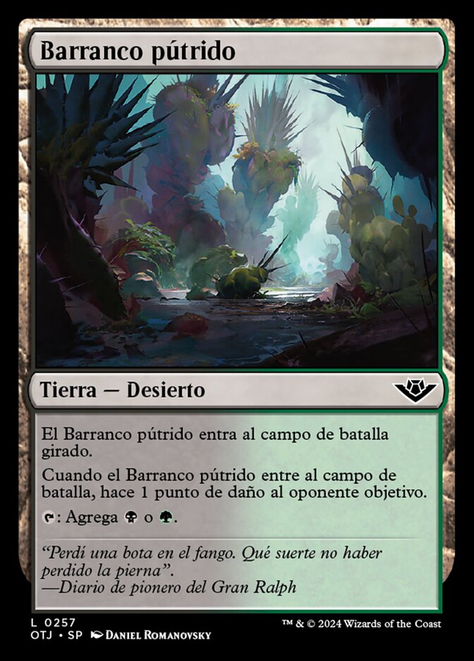 Barranco pútrido