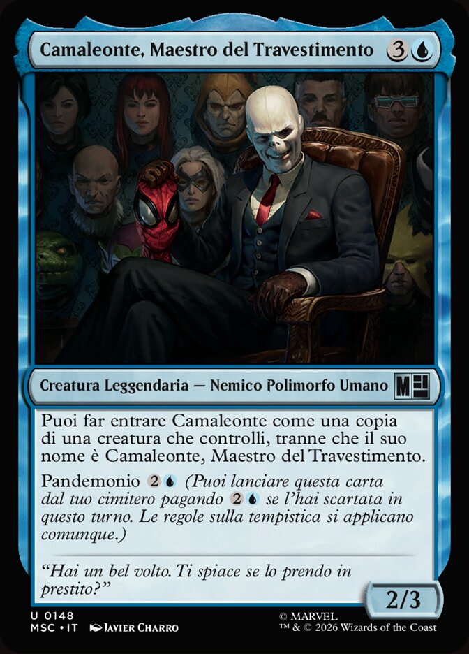 Camaleonte, Maestro del Travestimento