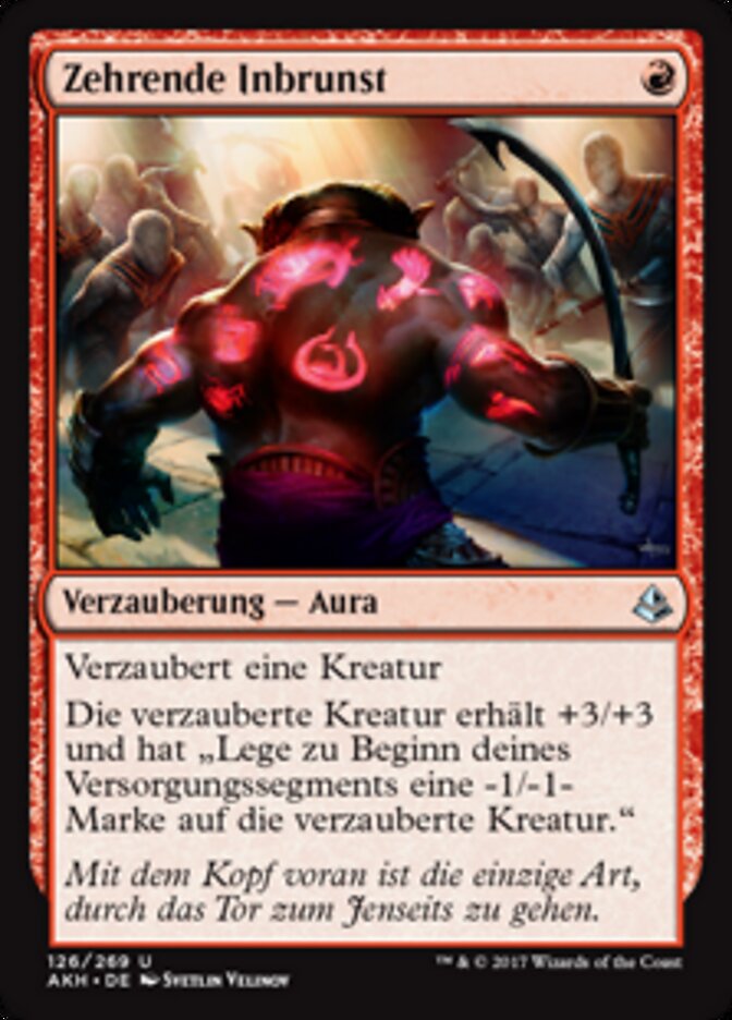 Zehrende Inbrunst