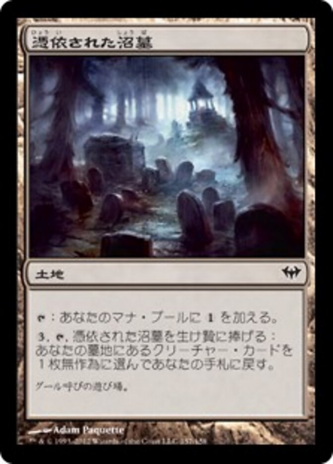 憑依された沼墓