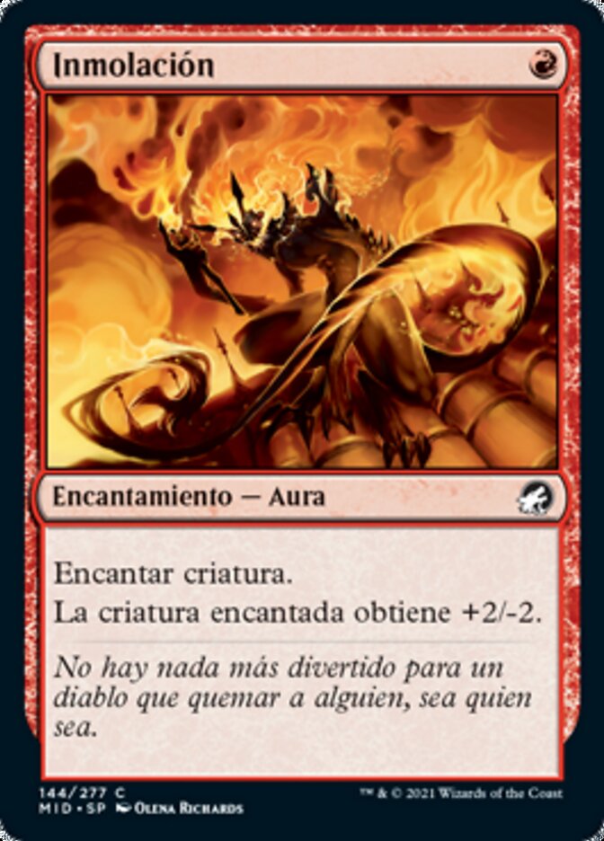 Inmolación