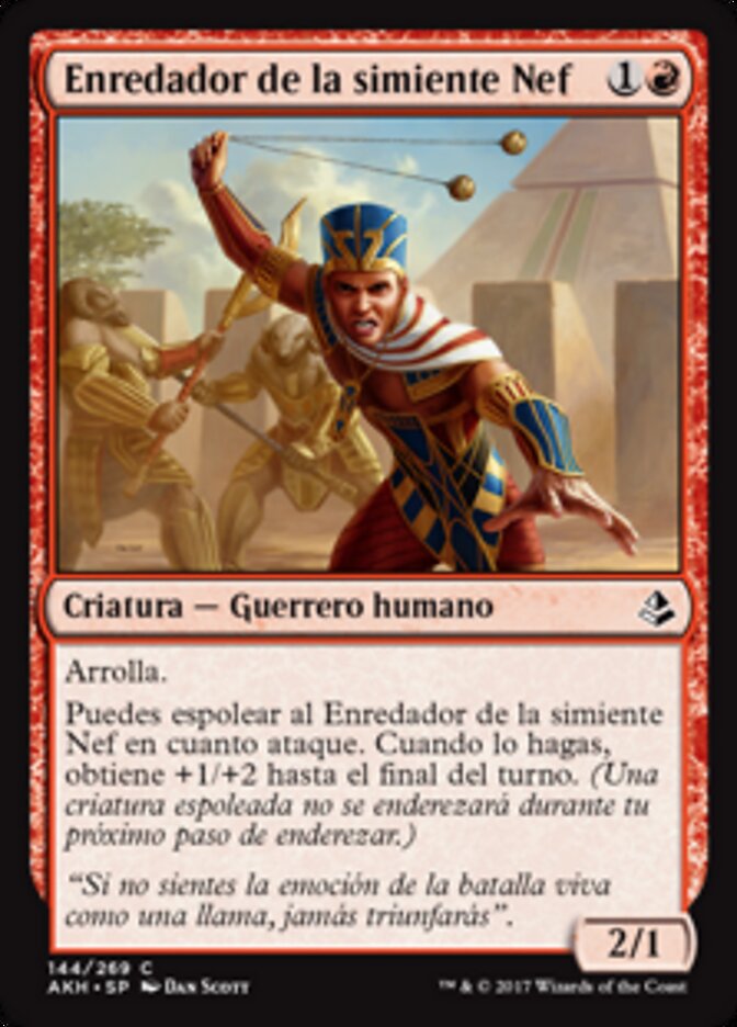 Enredador de la simiente Nef