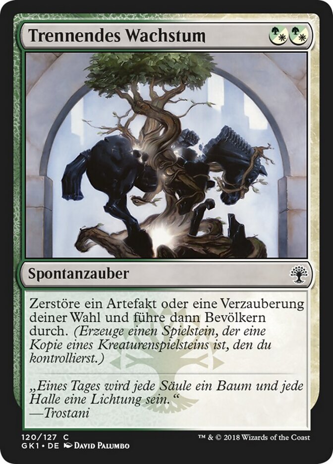 Trennendes Wachstum