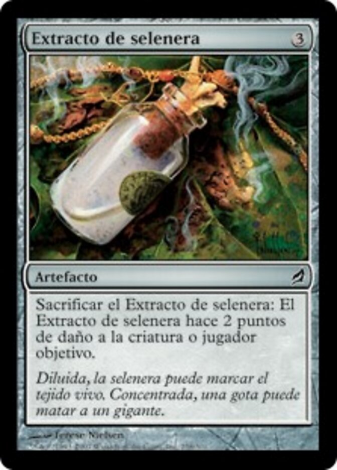 Extracto de selenera