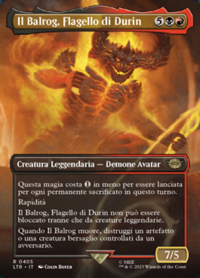 Il Balrog, Flagello di Durin