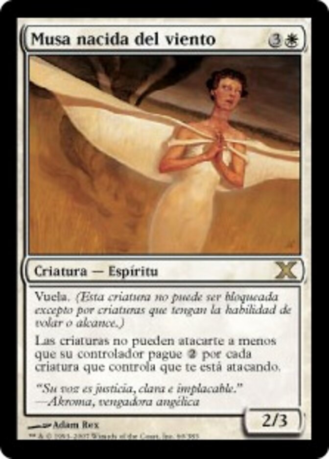 Musa nacida del viento