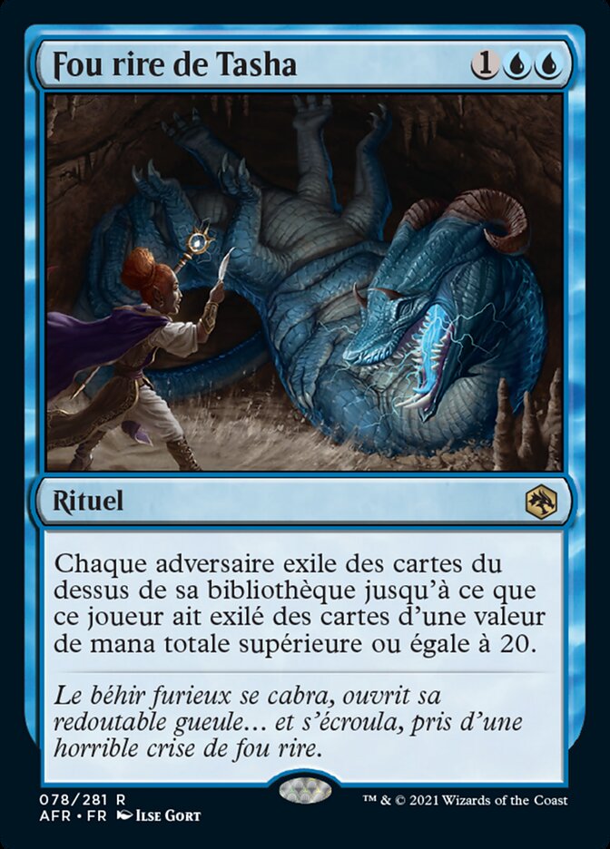 Fou rire de Tasha