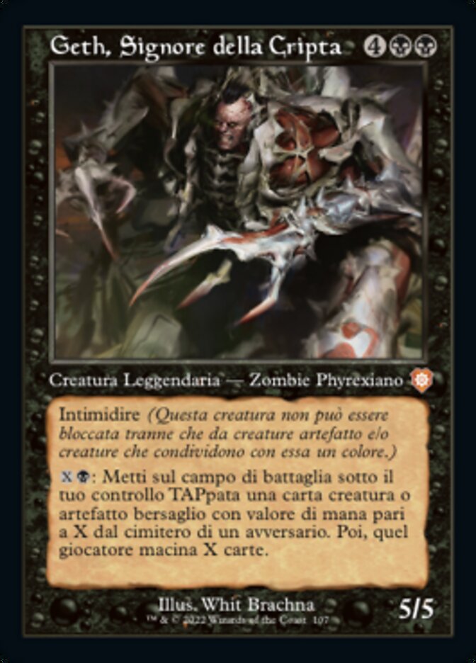 Geth, Signore della Cripta
