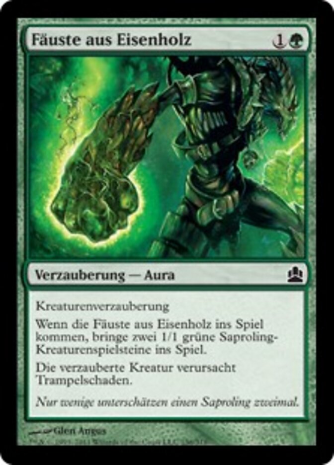 Fäuste aus Eisenholz