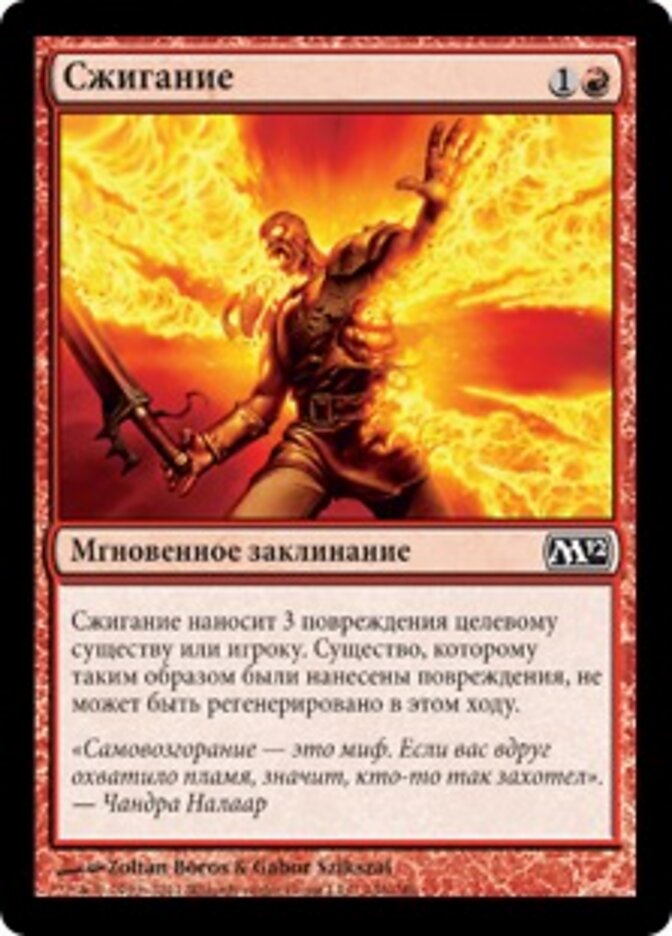 Сжигание