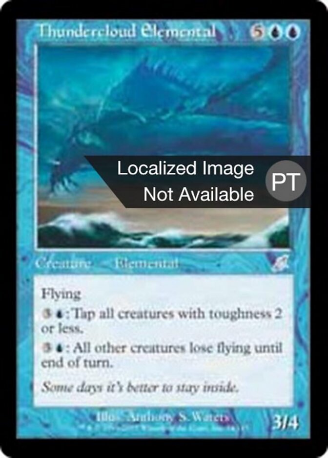 Elemental da Nuvem Trovejante