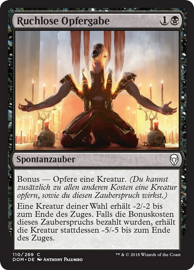 Ruchlose Opfergabe