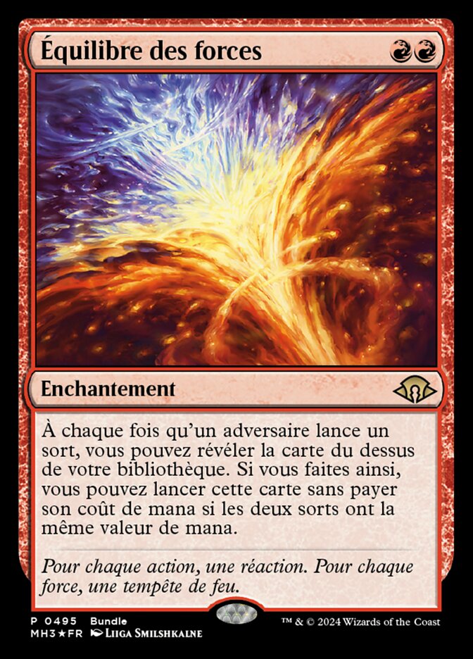 Équilibre des forces