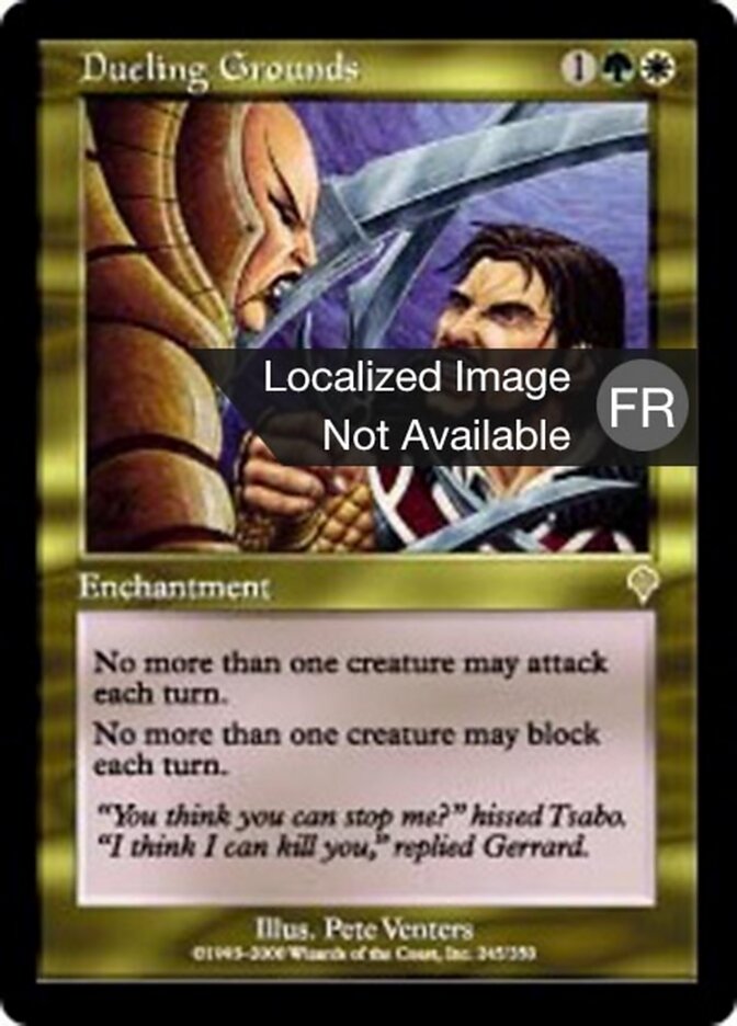 Terrains de duels