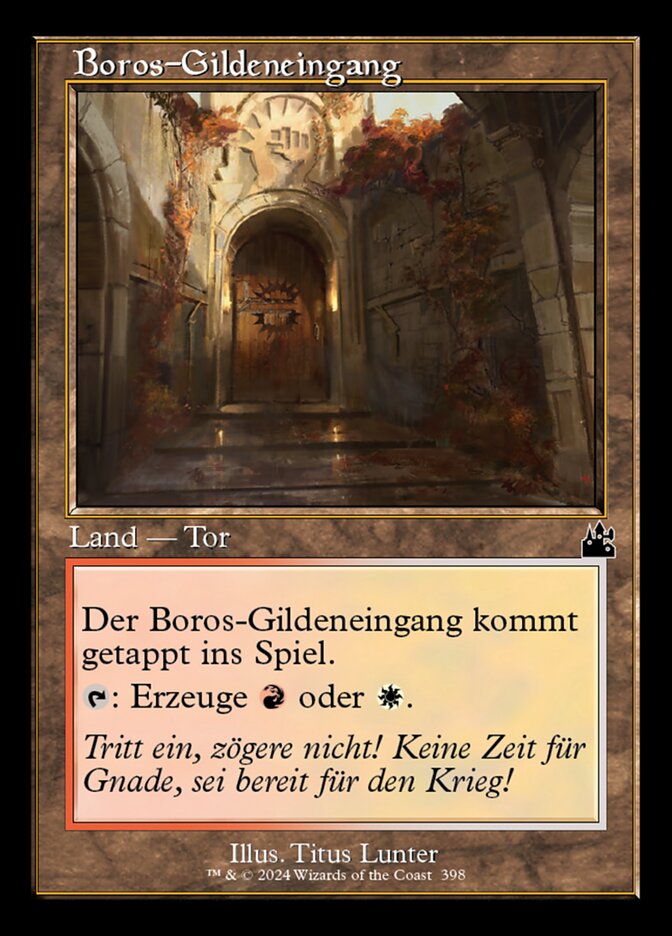 Boros-Gildeneingang
