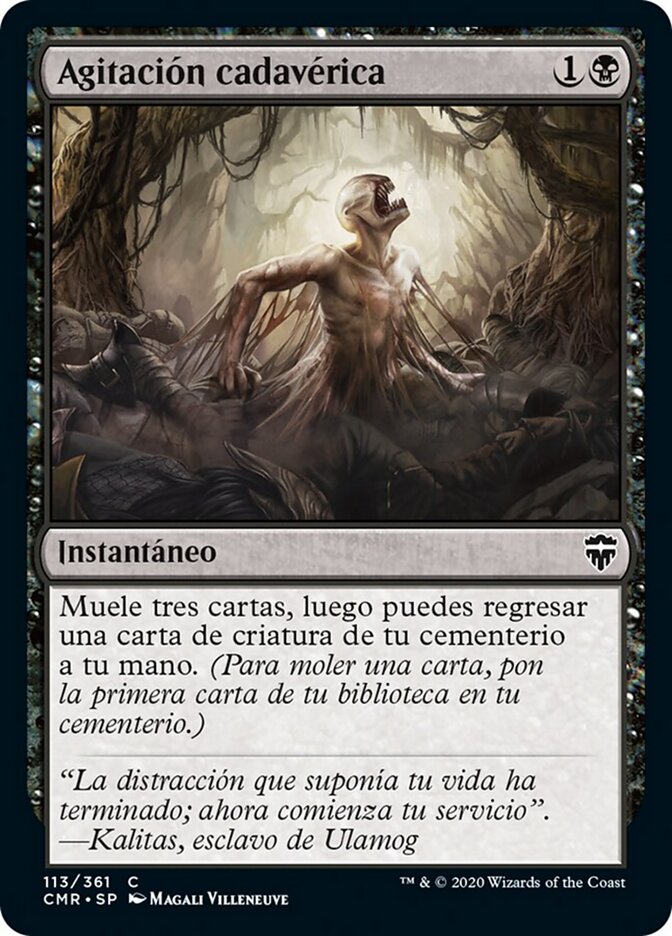 Agitación cadavérica