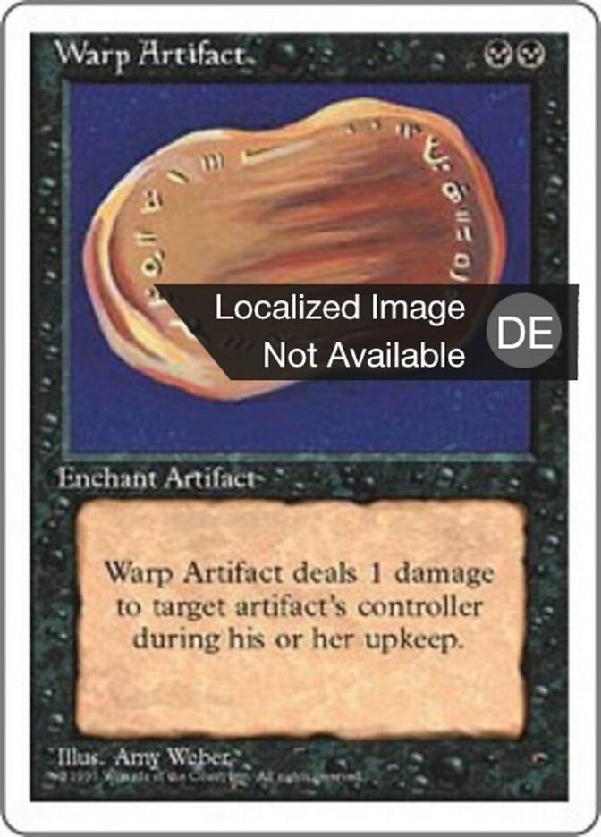 Verformtes Artefakt