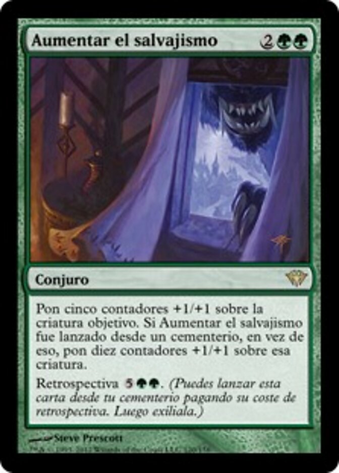 Aumentar el salvajismo