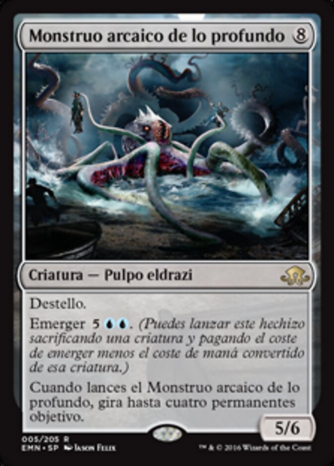 Monstruo arcaico de lo profundo
