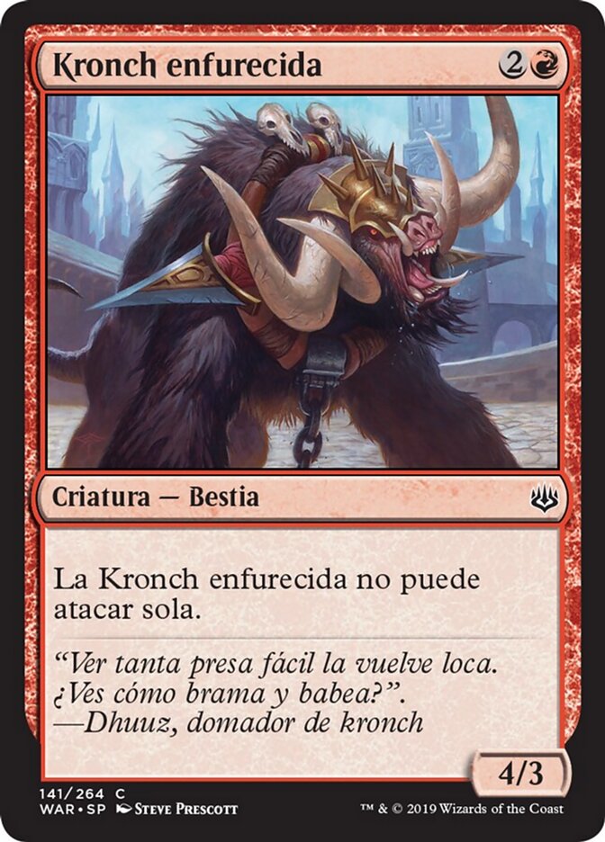 Kronch enfurecida