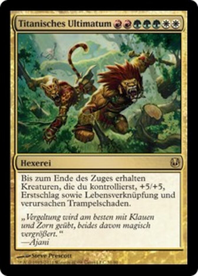 Titanisches Ultimatum