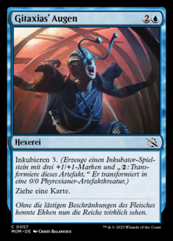 Gitaxias' Augen