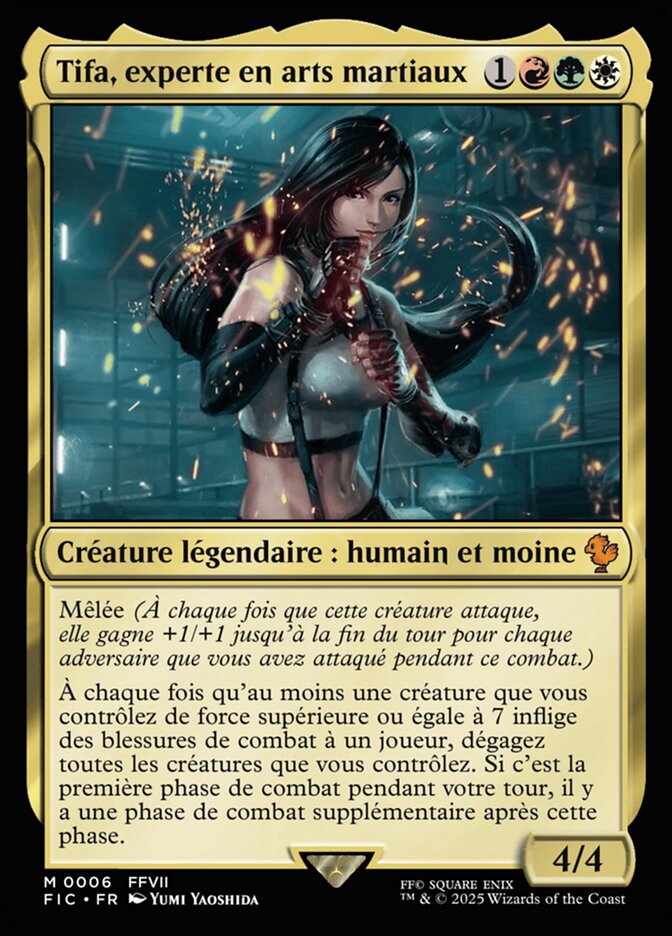 Tifa, experte en arts martiaux