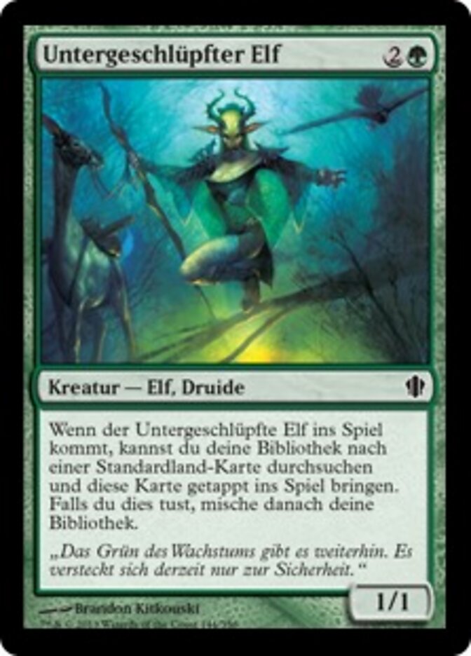 Untergeschlüpfter Elf