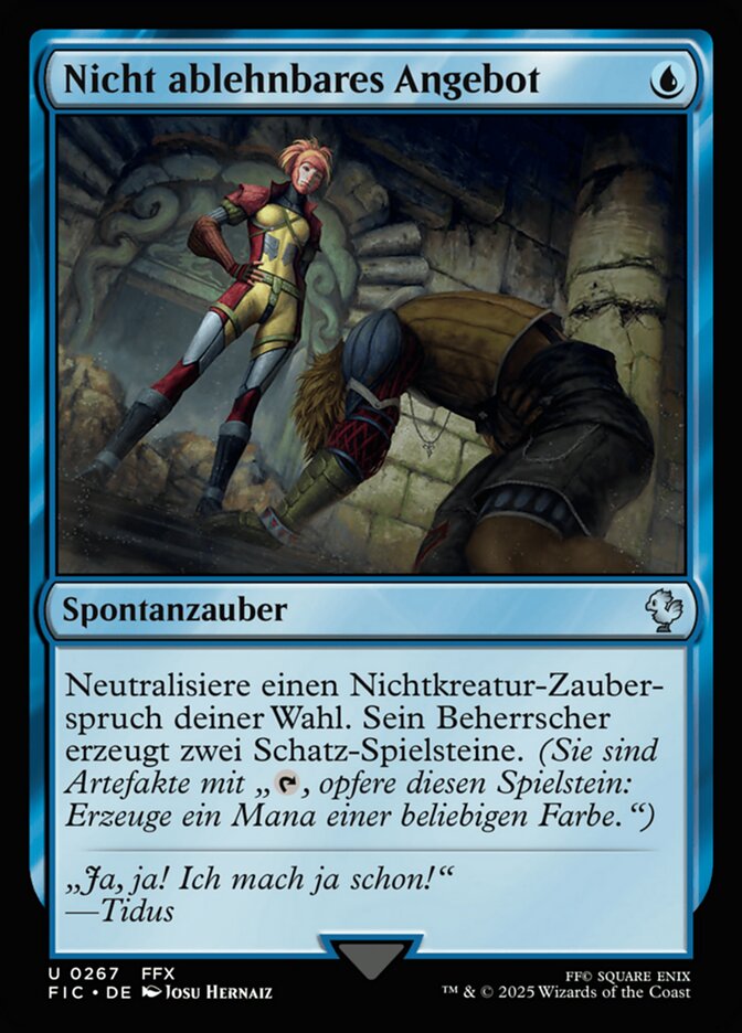 Nicht ablehnbares Angebot